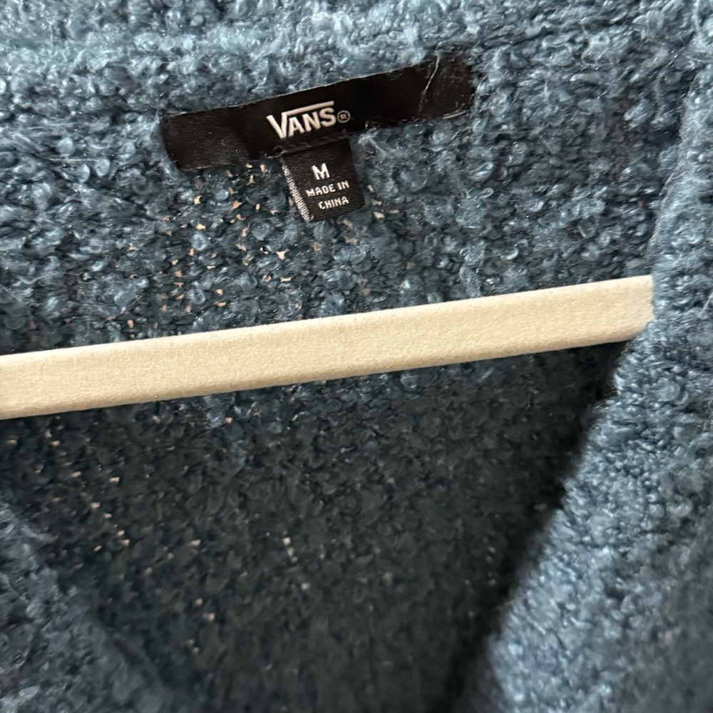 Vans Fuzzy Blue Sweater cardigan